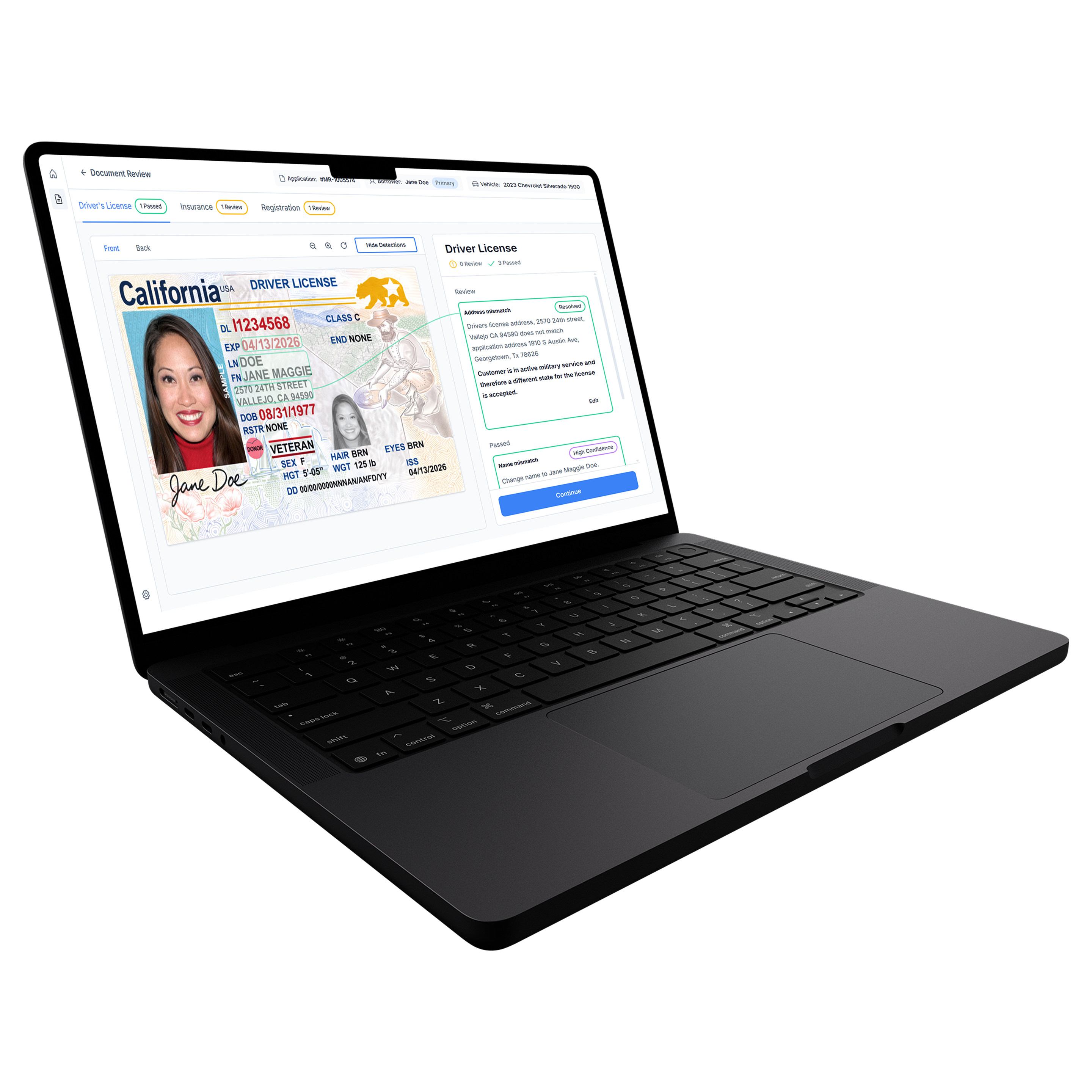 Caribou Financial - AI-Assisted Document Verification