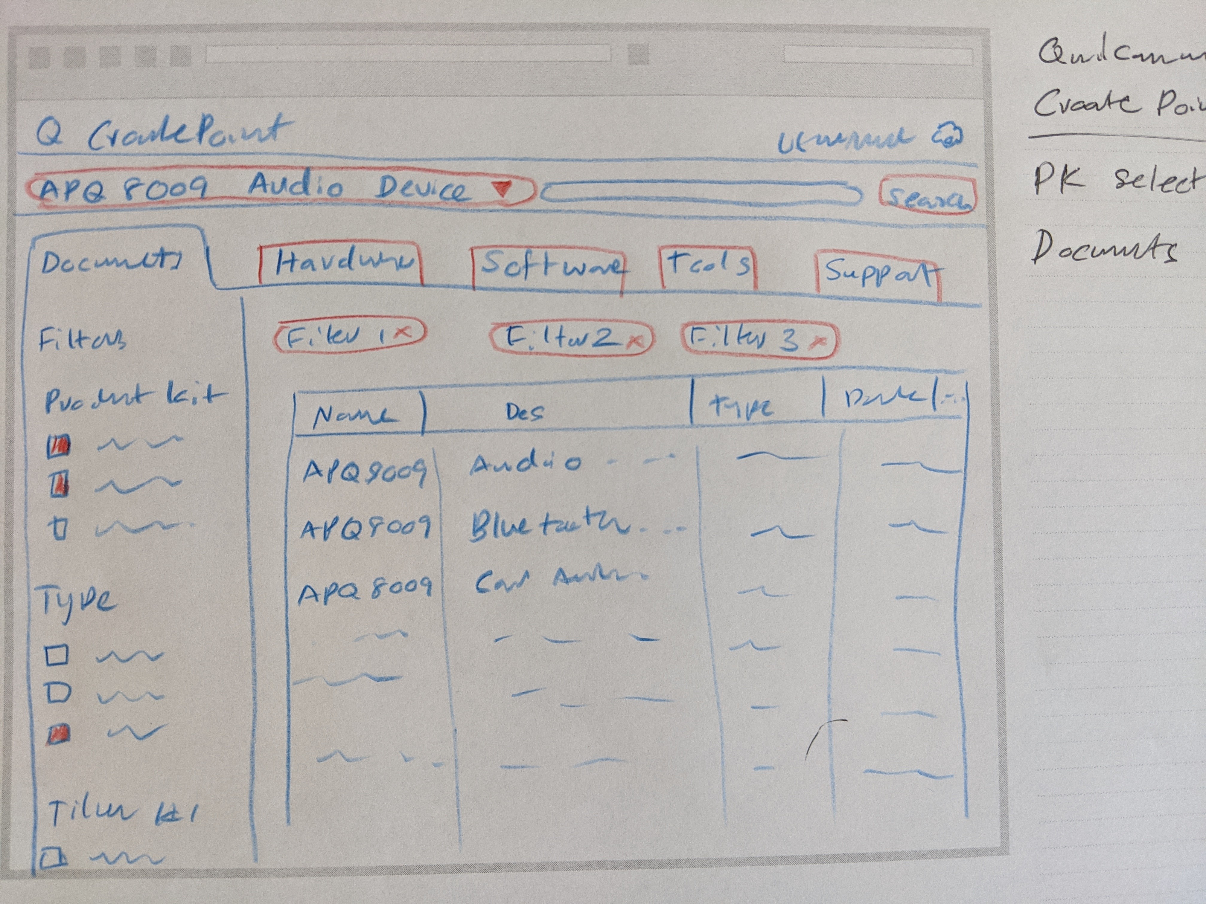Sketch - Persistent Product Filtering