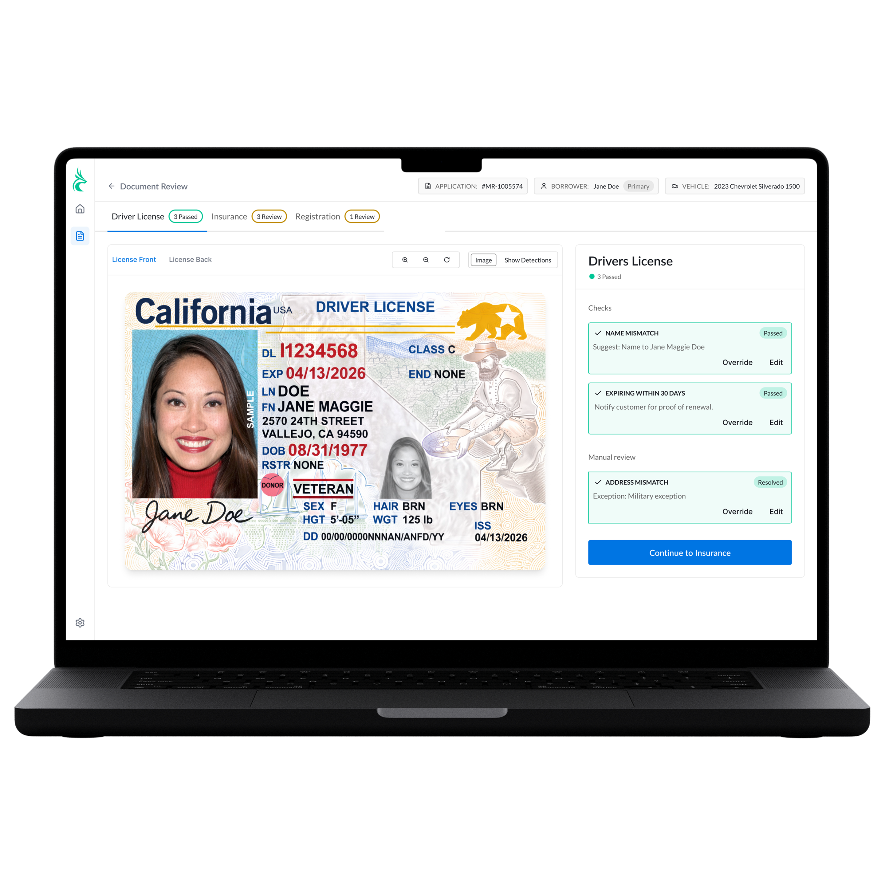 Caribou Financial - AI-Assisted Document Verification