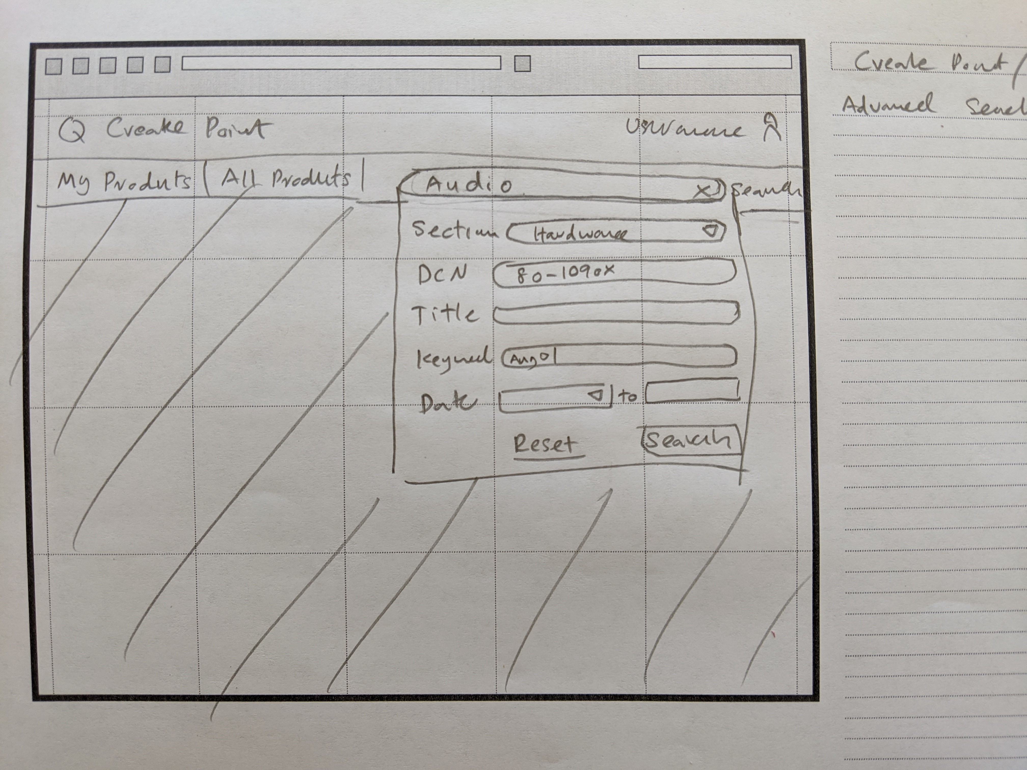 Sketch - Enhanced Faceted Search